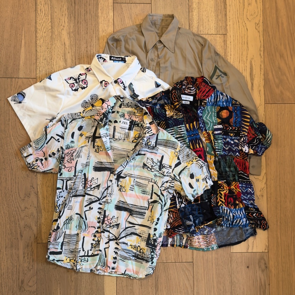 Four funky shirts